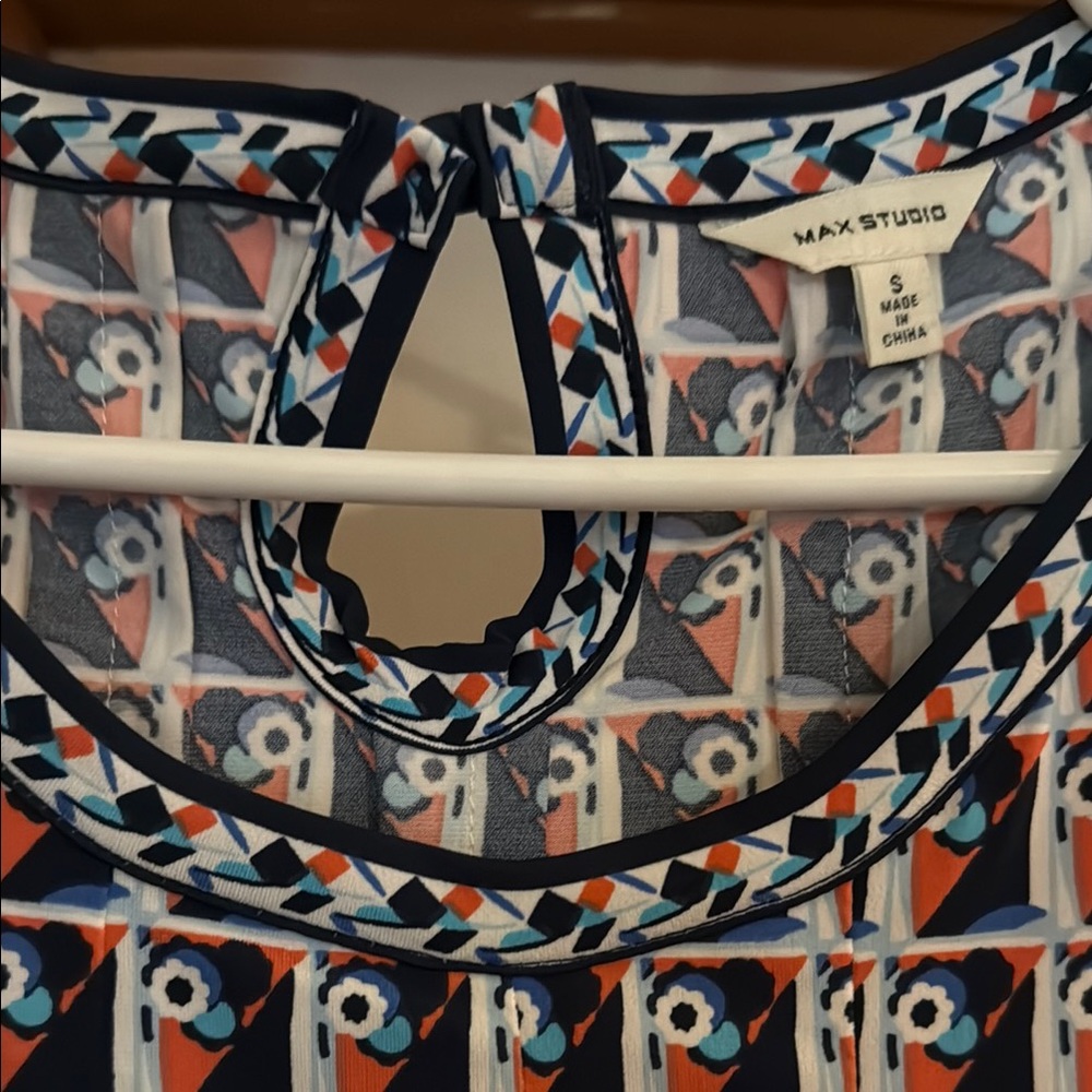 Max Studio Stylish Sleeveless Patterned Dress - image 2